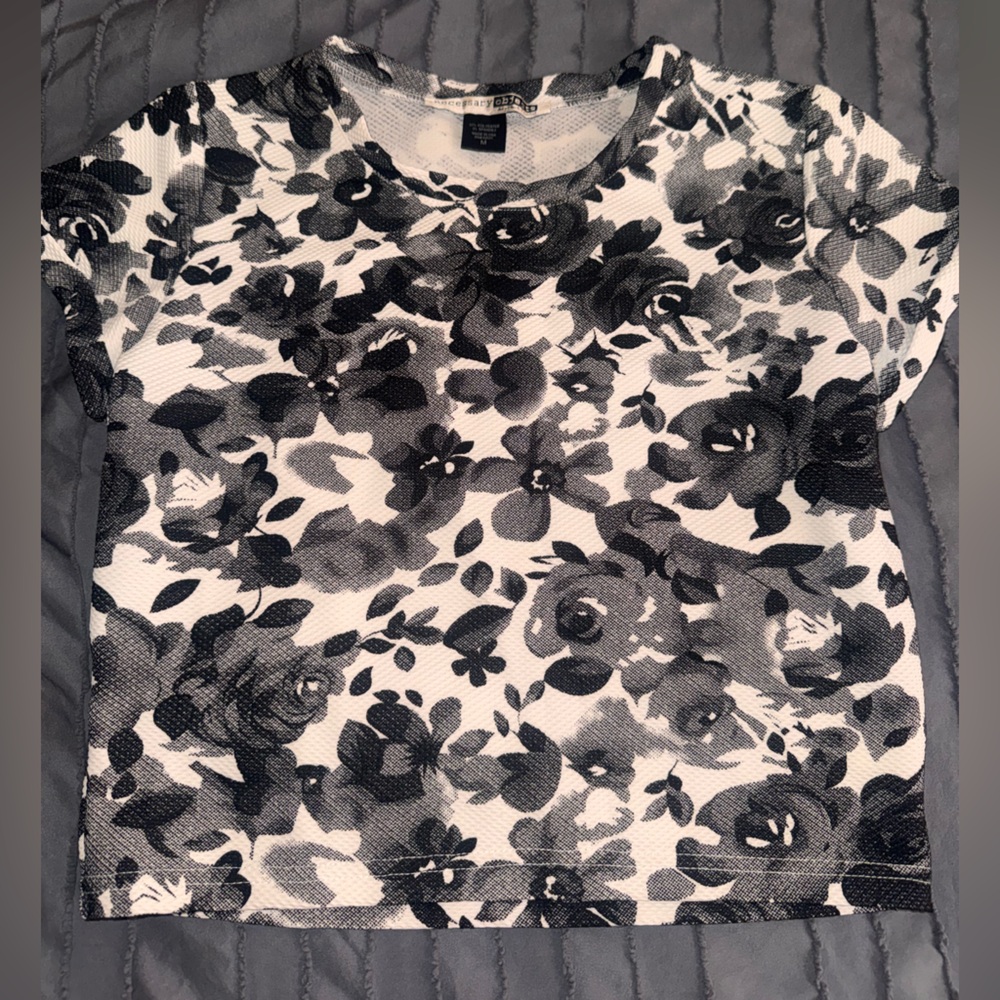 Floral crop top